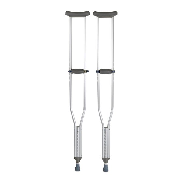 Mckesson Aluminum Underarm Crutches 5' 10" to 6 ' 6" User Ht. 146-10432-8